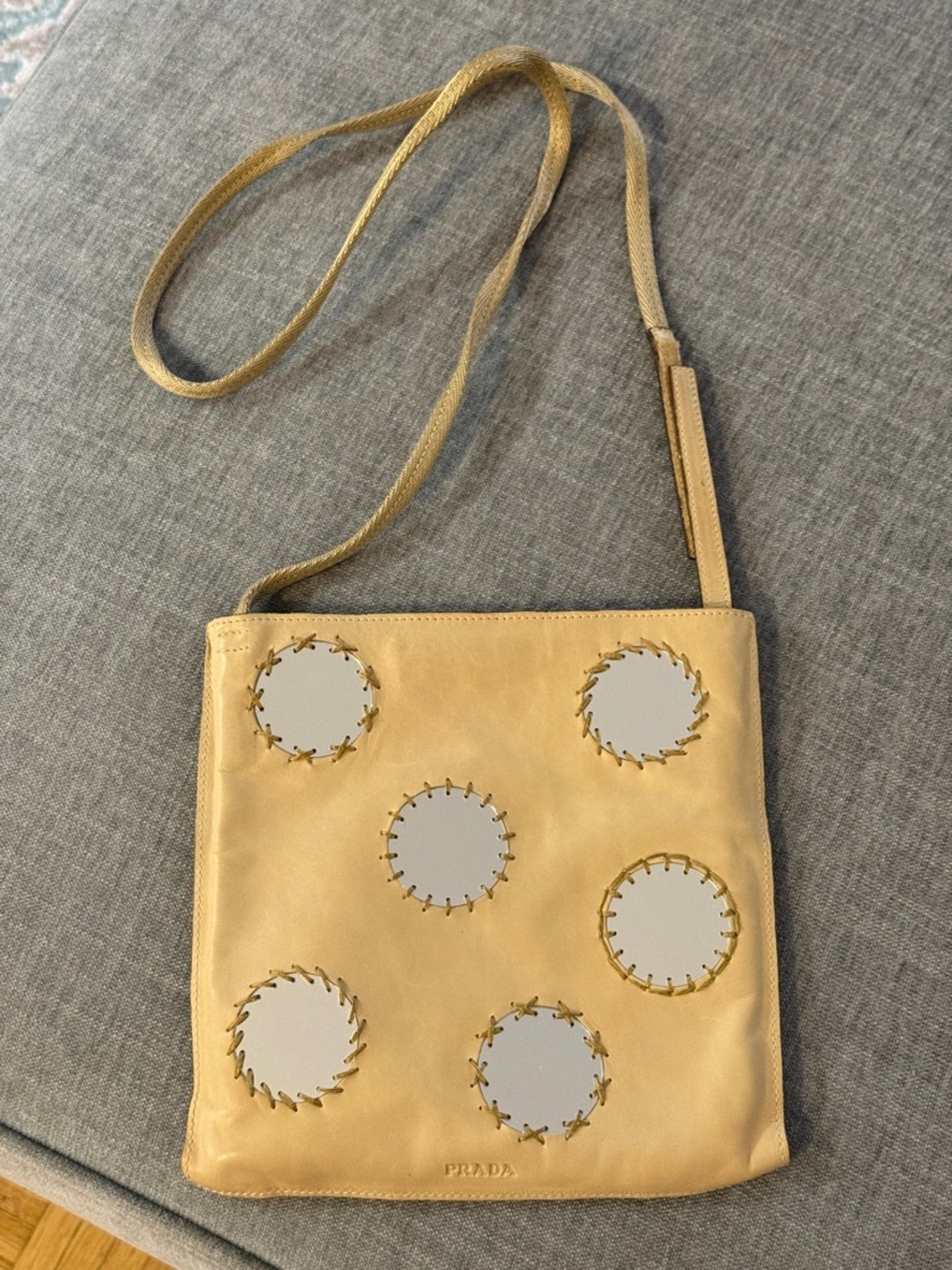 Very Rare Prada SS 1999 Mirror Crossbody Bag